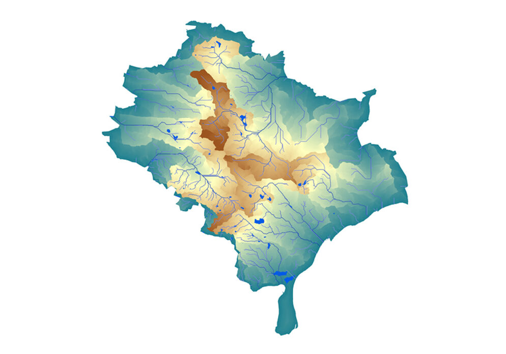 watershed flow length gis analysis